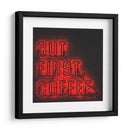 But first coffee | Cuadro decorativo de Canvas Lab