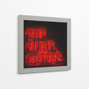 But first coffee | Cuadro decorativo de Canvas Lab