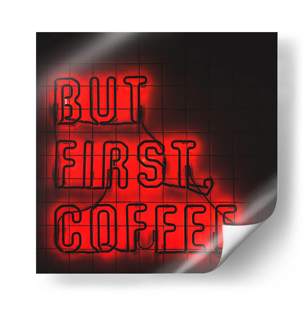 But first coffee | Cuadro decorativo de Canvas Lab