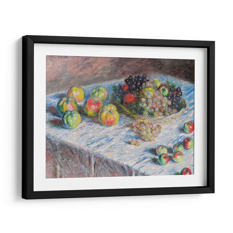 Apples and Grapes - II - Claude Monet | Cuadro decorativo de Canvas Lab