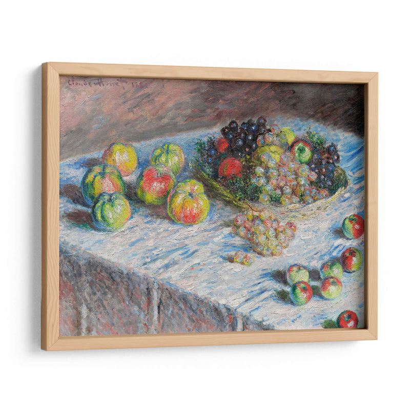 Apples and Grapes - II - Claude Monet | Cuadro decorativo de Canvas Lab