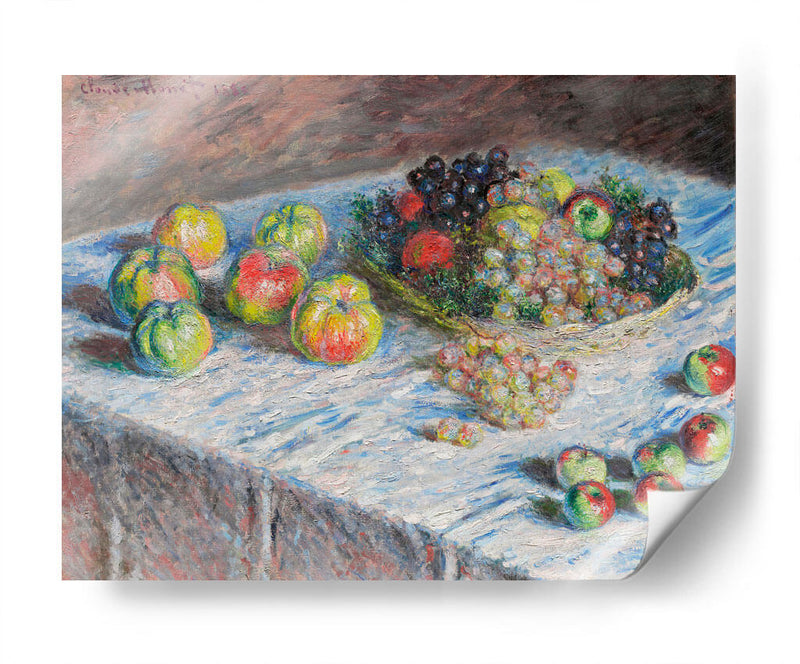 Apples and Grapes - II - Claude Monet | Cuadro decorativo de Canvas Lab