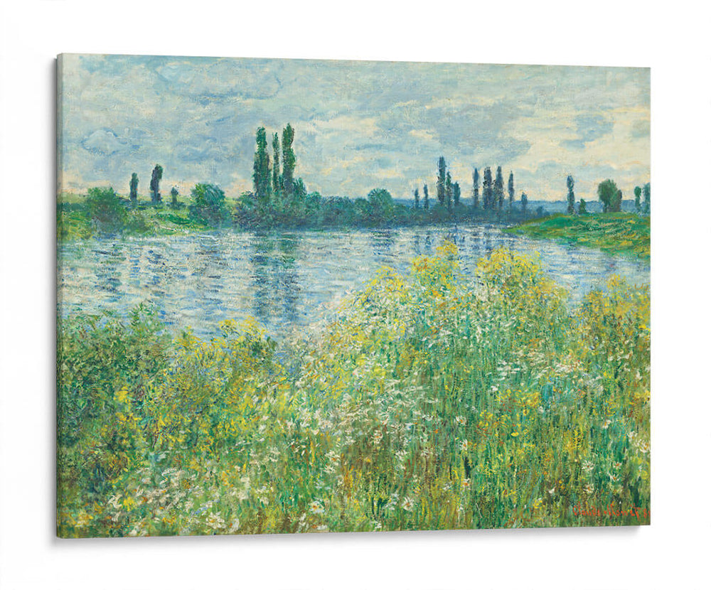 Orillas del Sena, Vétheuil - Claude Monet | Cuadro decorativo de Canvas Lab