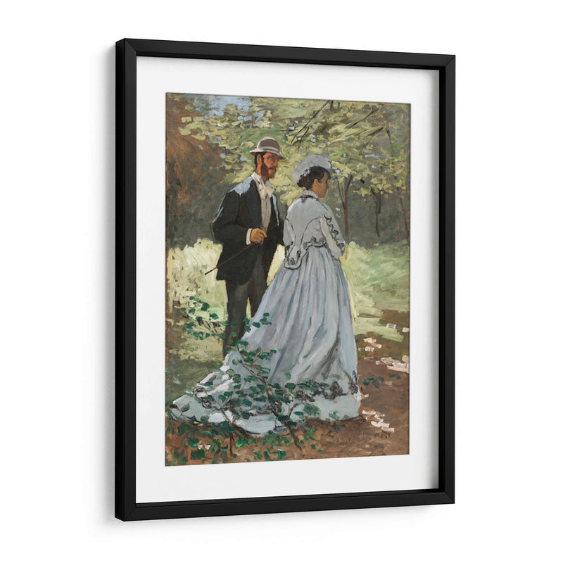 Bazille y Camille - Claude Monet | Cuadro decorativo de Canvas Lab