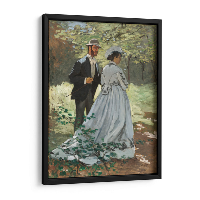 Bazille y Camille - Claude Monet | Cuadro decorativo de Canvas Lab