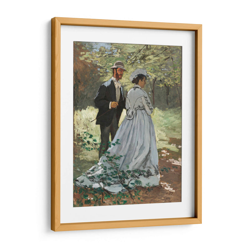 Bazille y Camille - Claude Monet | Cuadro decorativo de Canvas Lab