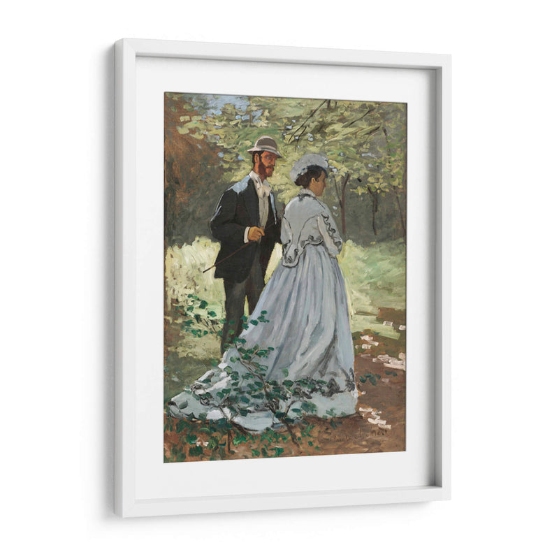 Bazille y Camille - Claude Monet | Cuadro decorativo de Canvas Lab