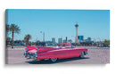 Cadillac Coupe De Ville Fuschia | Cuadro decorativo de Canvas Lab