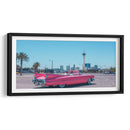 Cadillac Coupe De Ville Fuschia | Cuadro decorativo de Canvas Lab