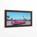 Cadillac Coupe De Ville Fuschia | Cuadro decorativo de Canvas Lab