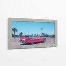 Cadillac Coupe De Ville Fuschia | Cuadro decorativo de Canvas Lab