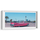 Cadillac Coupe De Ville Fuschia | Cuadro decorativo de Canvas Lab