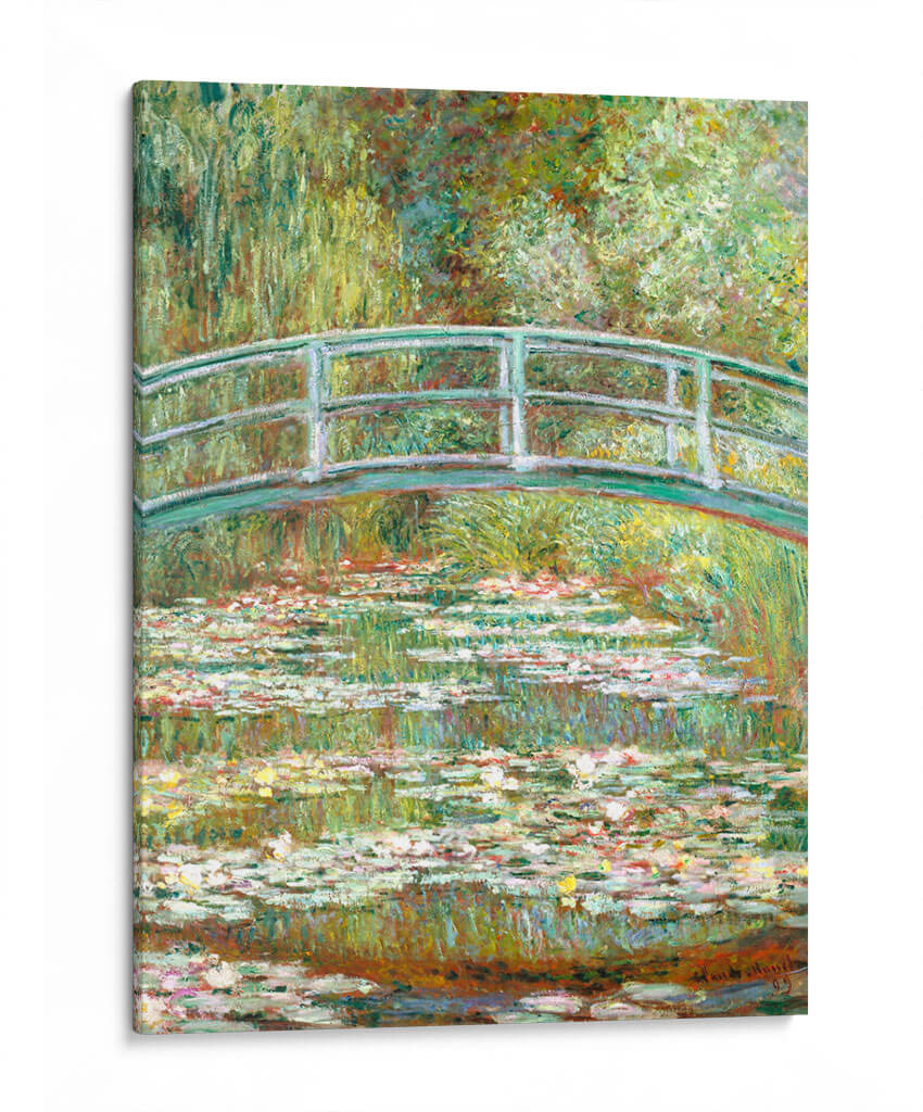 Puente sobre estanque de nenúfares - Claude Monet | Cuadro decorativo de Canvas Lab