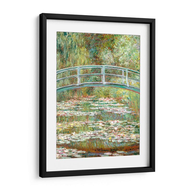 Puente sobre estanque de nenúfares - Claude Monet | Cuadro decorativo de Canvas Lab