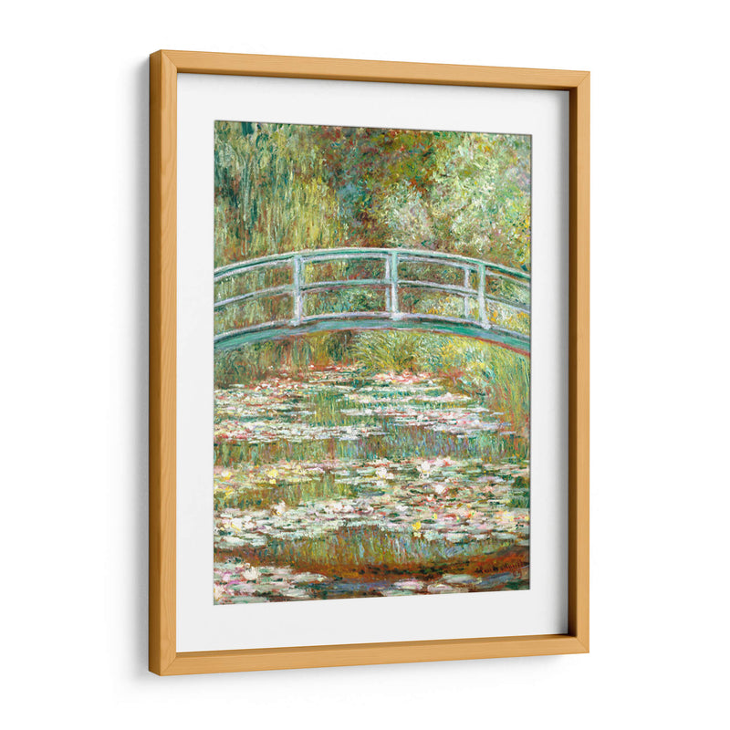 Puente sobre estanque de nenúfares - Claude Monet | Cuadro decorativo de Canvas Lab