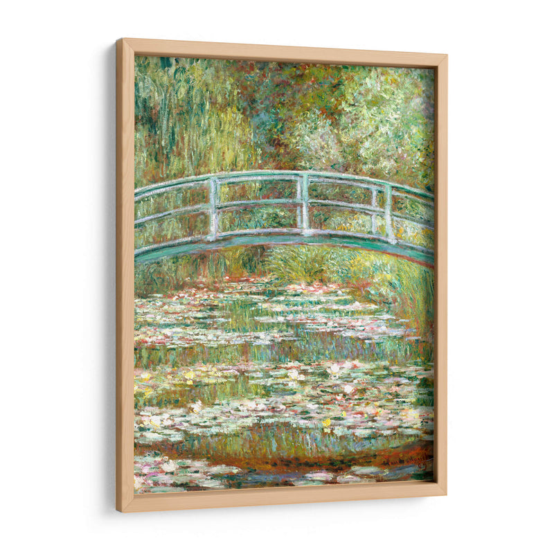 Puente sobre estanque de nenúfares - Claude Monet | Cuadro decorativo de Canvas Lab