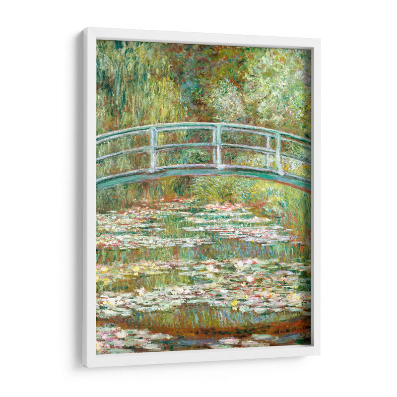 Puente sobre estanque de nenúfares - Claude O. Monet | Cuadro decorativo de Canvas Lab