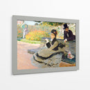 Camille Monet en un banco del jardín - Claude Monet | Cuadro decorativo de Canvas Lab