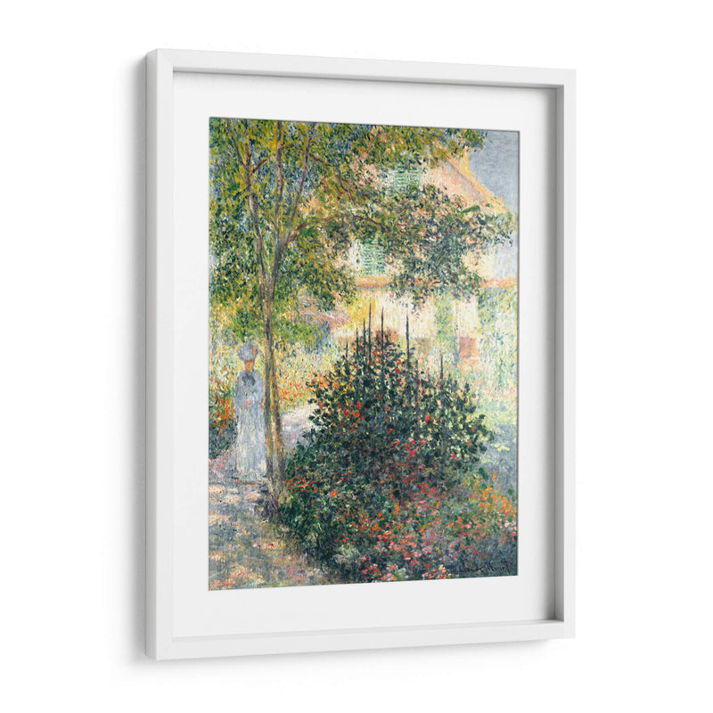 Camille Monet en el jardín de Argenteuil - Claude Monet | Cuadro decorativo de Canvas Lab