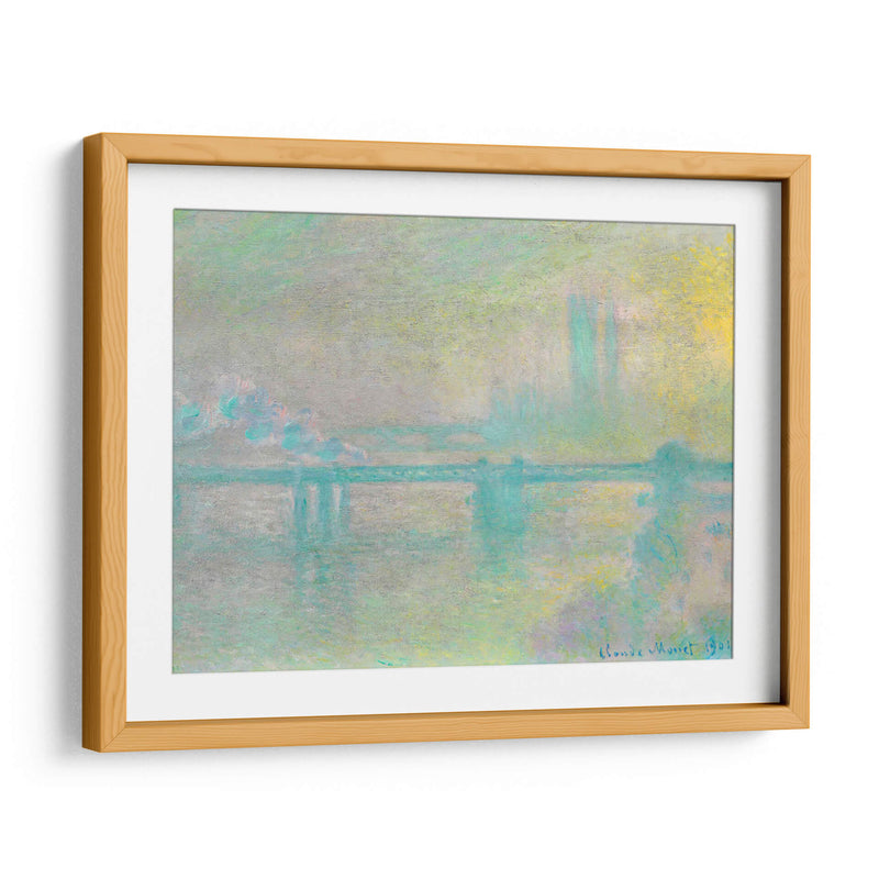 El puente de Charing Cross, Londres - Claude Monet | Cuadro decorativo de Canvas Lab