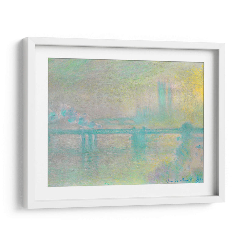 El puente de Charing Cross, Londres - Claude Monet | Cuadro decorativo de Canvas Lab