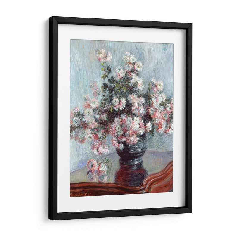 Crisantemos - Claude Monet | Cuadro decorativo de Canvas Lab