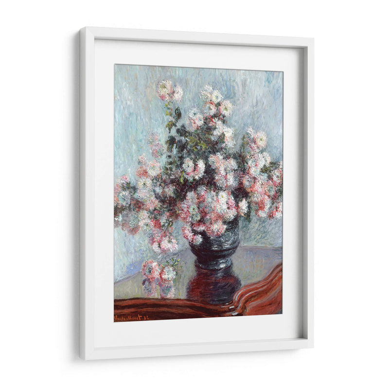 Crisantemos - Claude Monet | Cuadro decorativo de Canvas Lab