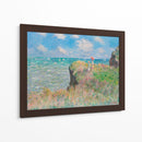 Paseo por el acantilado en Pourville - Claude Monet | Cuadro decorativo de Canvas Lab