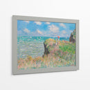 Paseo por el acantilado en Pourville - Claude Monet | Cuadro decorativo de Canvas Lab
