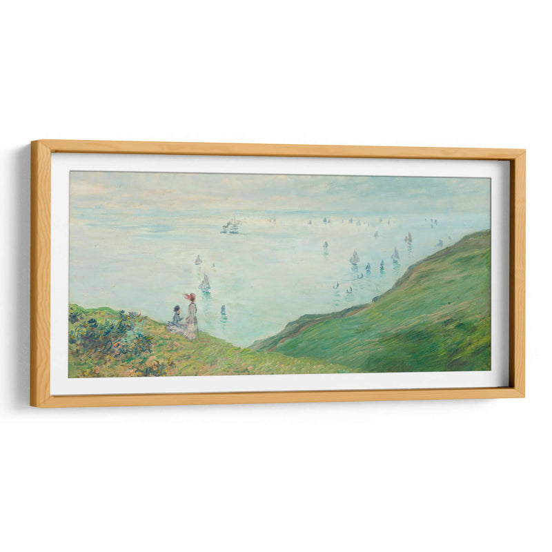 Acantilados en Pourville - Claude Monet | Cuadro decorativo de Canvas Lab