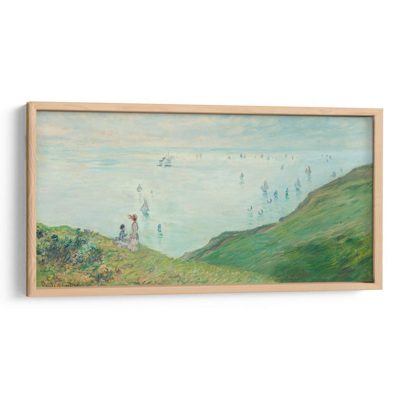 Acantilados en Pourville - Claude Monet | Cuadro decorativo de Canvas Lab