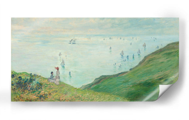 Acantilados en Pourville - Claude Monet | Cuadro decorativo de Canvas Lab