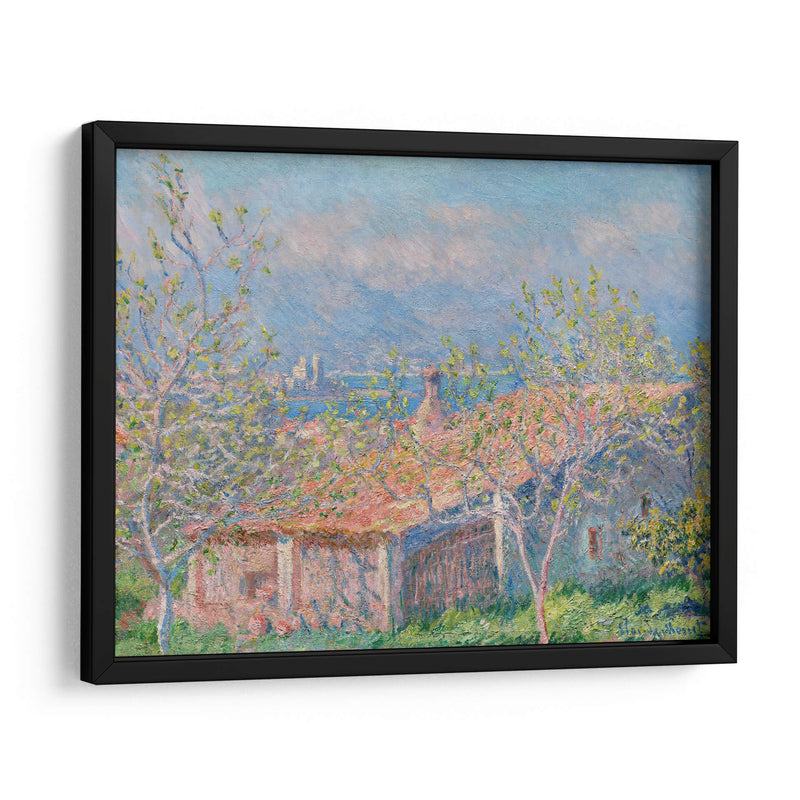 Casa del jardinero en Antibes - Claude Monet | Cuadro decorativo de Canvas Lab