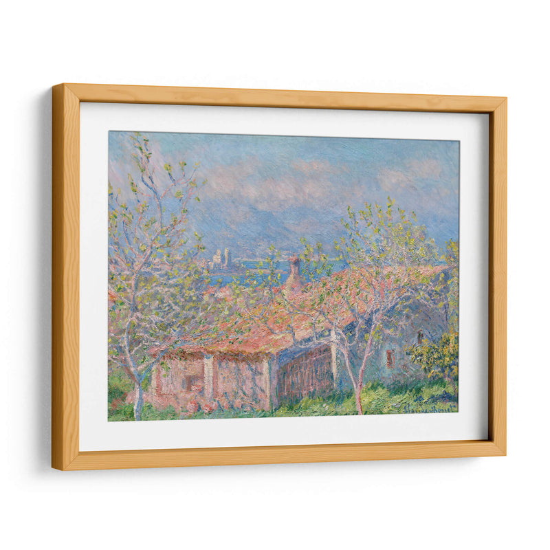 Casa del jardinero en Antibes - Claude Monet | Cuadro decorativo de Canvas Lab