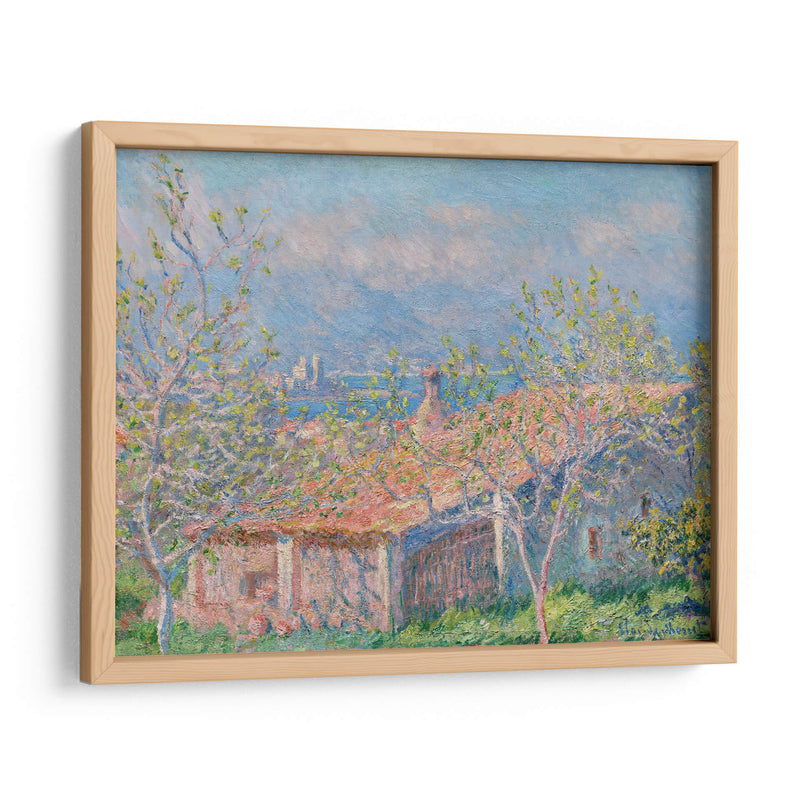 Casa del jardinero en Antibes - Claude Monet | Cuadro decorativo de Canvas Lab