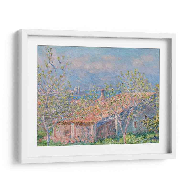 Casa del jardinero en Antibes - Claude Monet | Cuadro decorativo de Canvas Lab