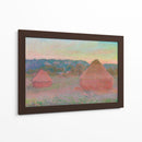 Haystacks, End of Day, Autumn - Claude Monet | Cuadro decorativo de Canvas Lab