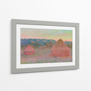 Haystacks, End of Day, Autumn - Claude Monet | Cuadro decorativo de Canvas Lab