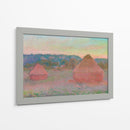 Haystacks, End of Day, Autumn - Claude Monet | Cuadro decorativo de Canvas Lab