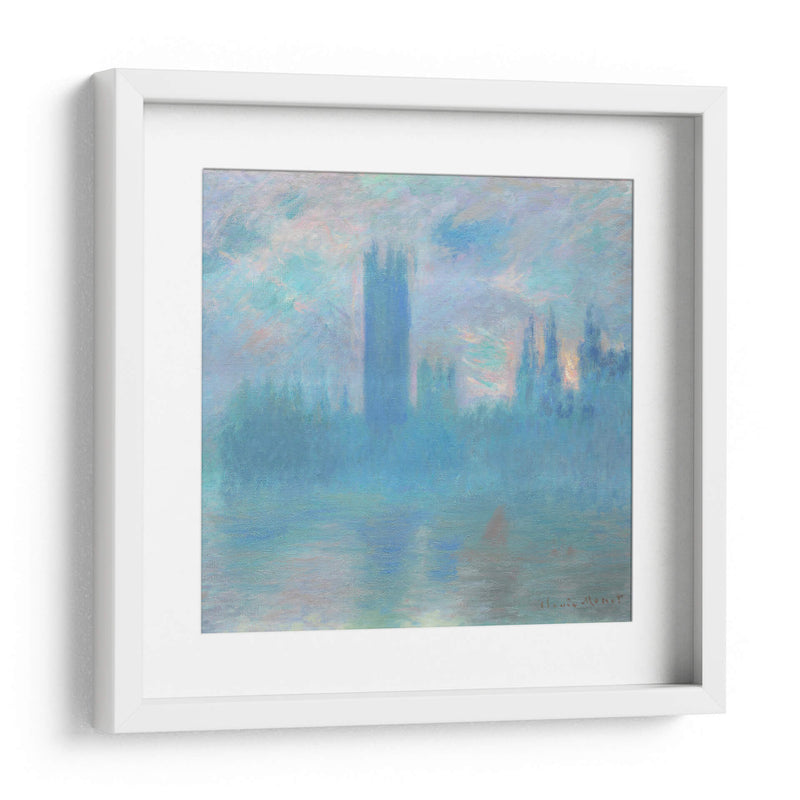 Casas del Parlamento, Londres - Claude O. Monet | Cuadro decorativo de Canvas Lab