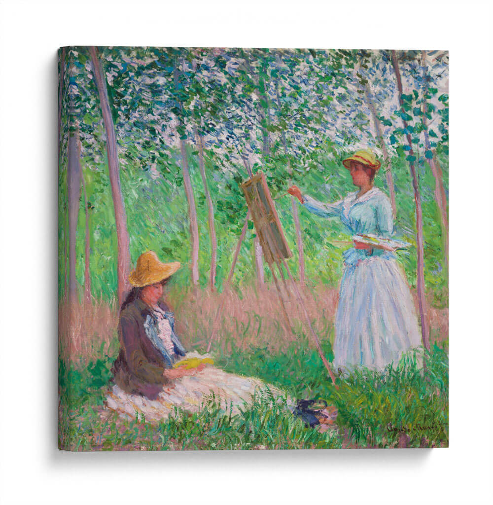 En el bosque en Giverny - Claude O. Monet | Cuadro decorativo de Canvas Lab