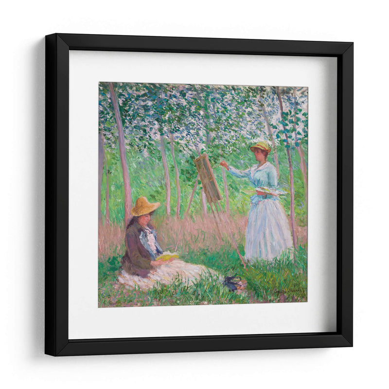 En el bosque en Giverny - Claude Monet | Cuadro decorativo de Canvas Lab