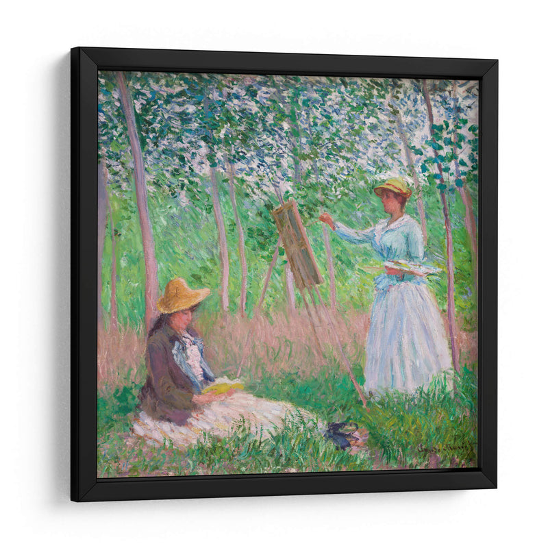 En el bosque en Giverny - Claude Monet | Cuadro decorativo de Canvas Lab