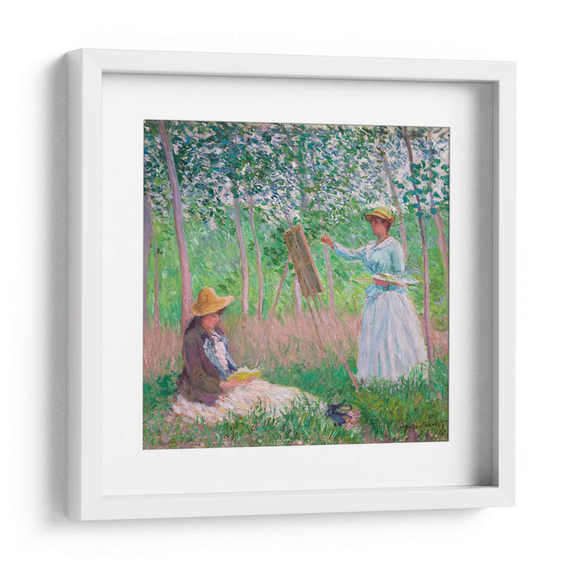 En el bosque en Giverny - Claude Monet | Cuadro decorativo de Canvas Lab