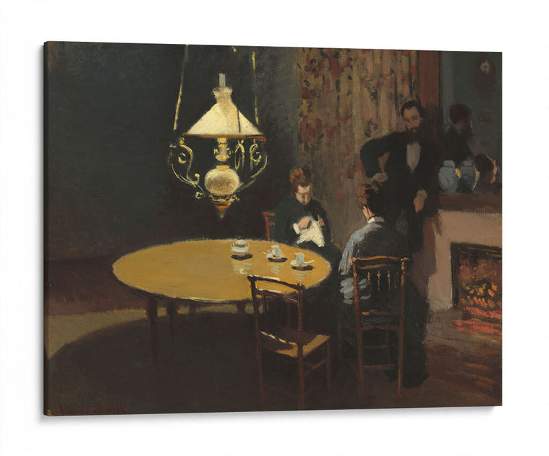 Interior, after Dinner - Claude Monet | Cuadro decorativo de Canvas Lab