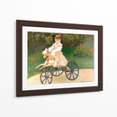 Jean Monet en su caballo-triciclo - Claude Monet | Cuadro decorativo de Canvas Lab