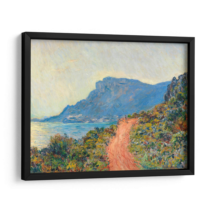La cornisa cerca de Mónaco - Claude Monet | Cuadro decorativo de Canvas Lab