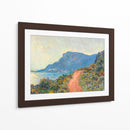 La cornisa cerca de Mónaco - Claude Monet | Cuadro decorativo de Canvas Lab