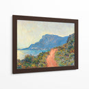La cornisa cerca de Mónaco - Claude Monet | Cuadro decorativo de Canvas Lab