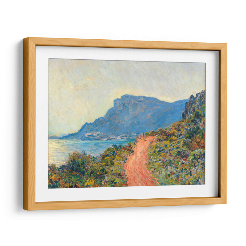 La cornisa cerca de Mónaco - Claude Monet | Cuadro decorativo de Canvas Lab